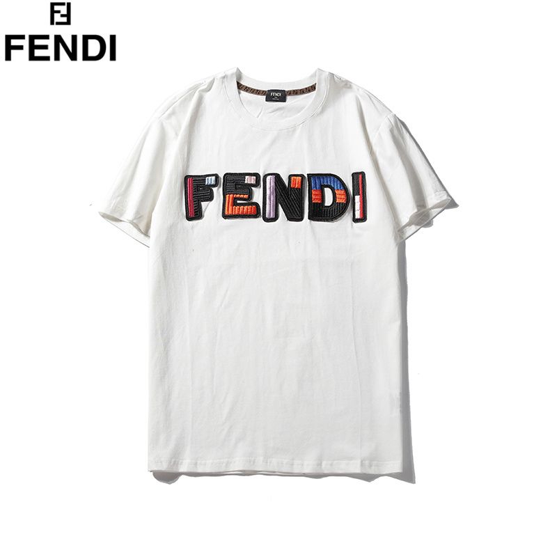 Compre 2019 Nueva Verano NO FENDI Marca Diseñadores Camisetas De Los Hombres  De Moda Del Estilo De Letra Impresa De Manga Corta Cuello De Equipo  Camisetas # 12 A 19,83 € Del Dhg688 | Es.Dhgate.Com