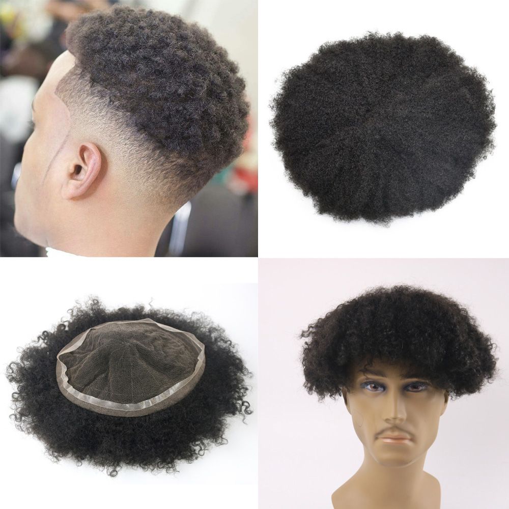 شحن مجاني 1 لون الأفرو مجعد الشعر المستعار للرجال السود ضيق 6 ملليمتر مجعد كامل الدانتيل الرجال شعر مستعار الشعر البرازيلي استبدال الشعر البشري البرازيلي 2021 من charlietoupee 1 379 84ر س موبايل dhgate