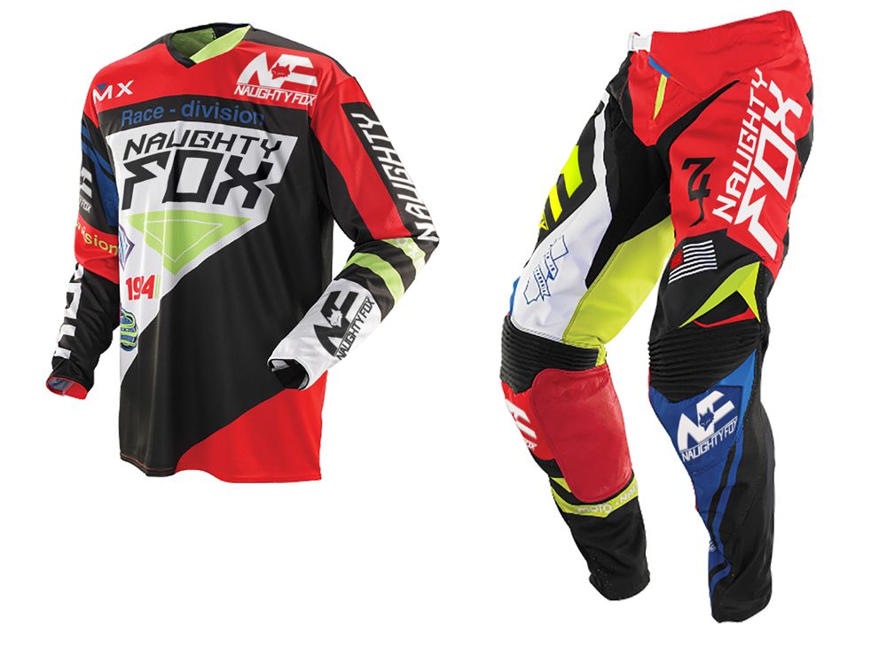 fox motocross pants and jersey