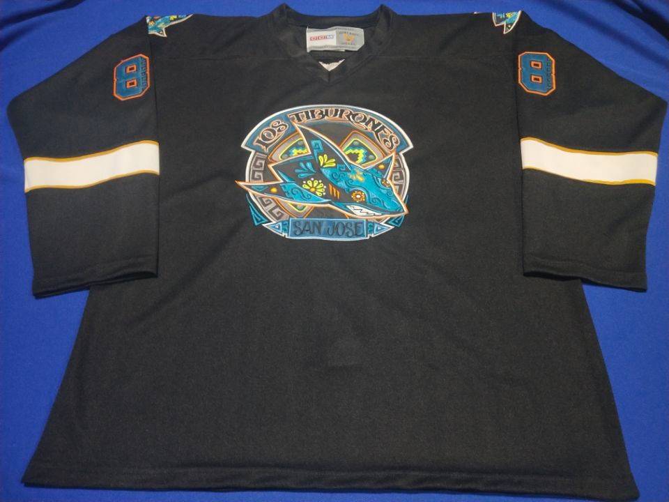 los tiburones jersey san jose sharks