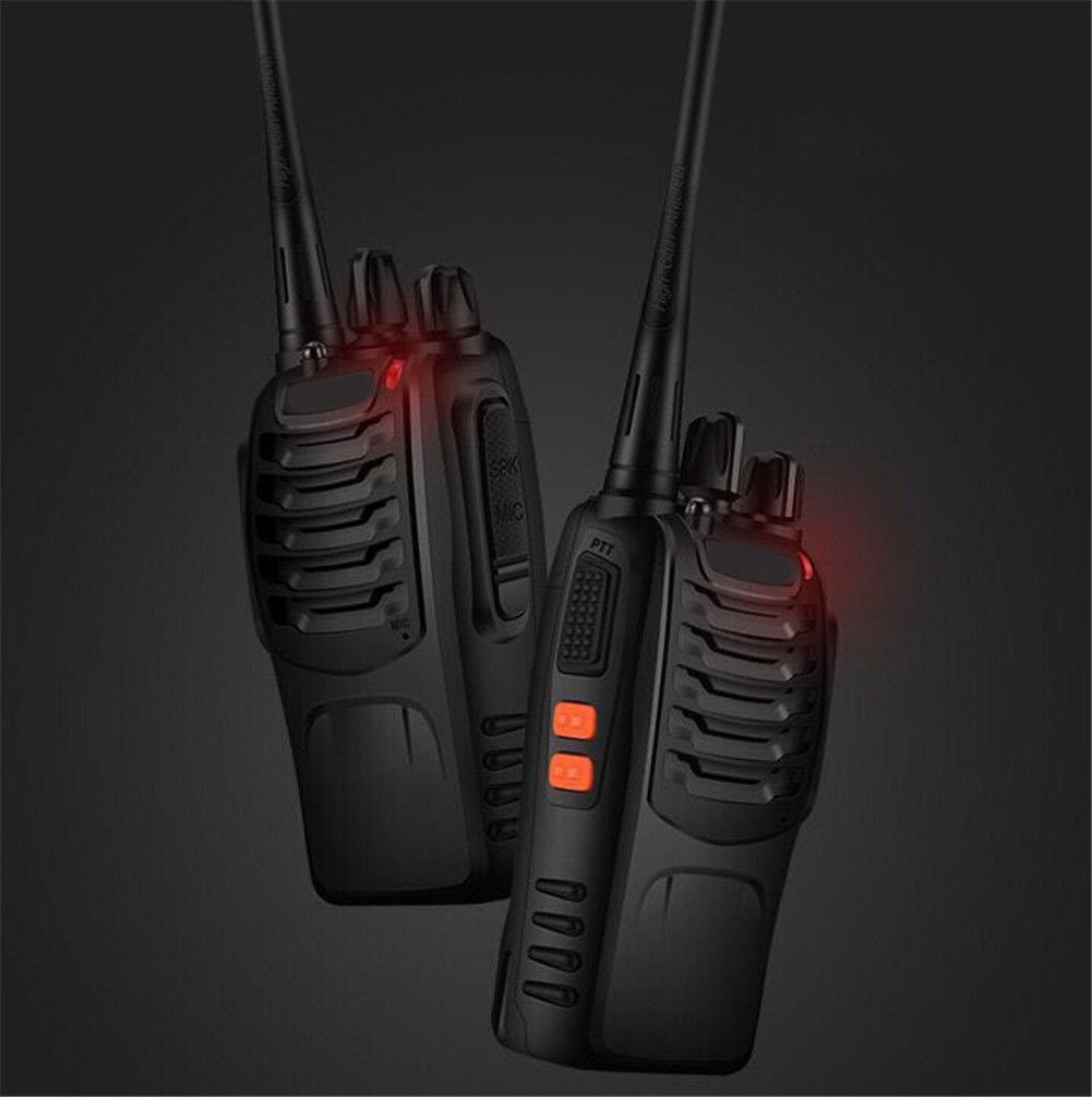 Walkie Talkie UHF 400 470MHZ Portable 2 Way Radio USB Charger+Earpiece US Pmr Radio Radio