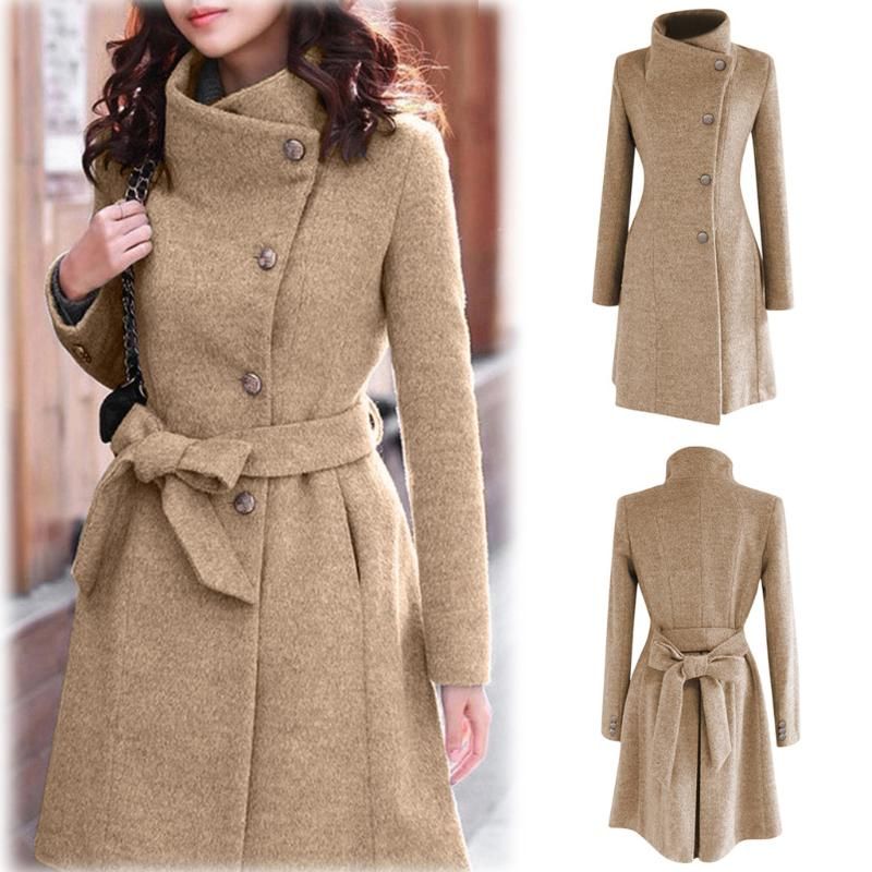 camel wool coat plus size
