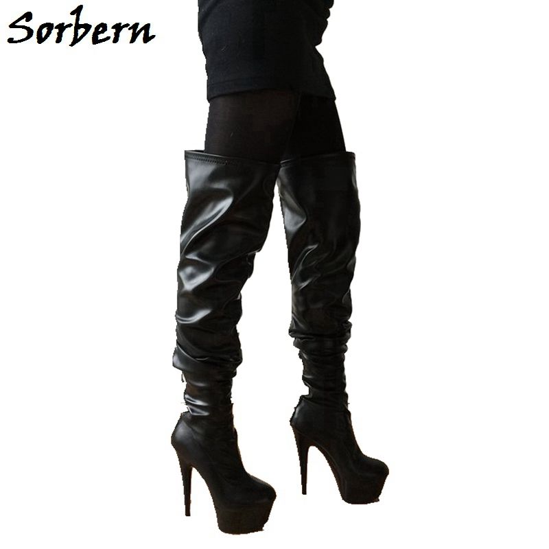 thigh boots size 10