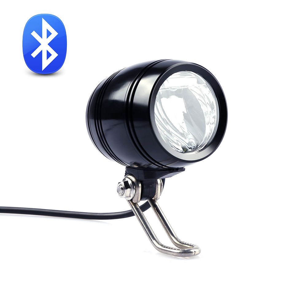 2020 Electric Bicycle Light With Bluetooth Speaker Horn EBike Front