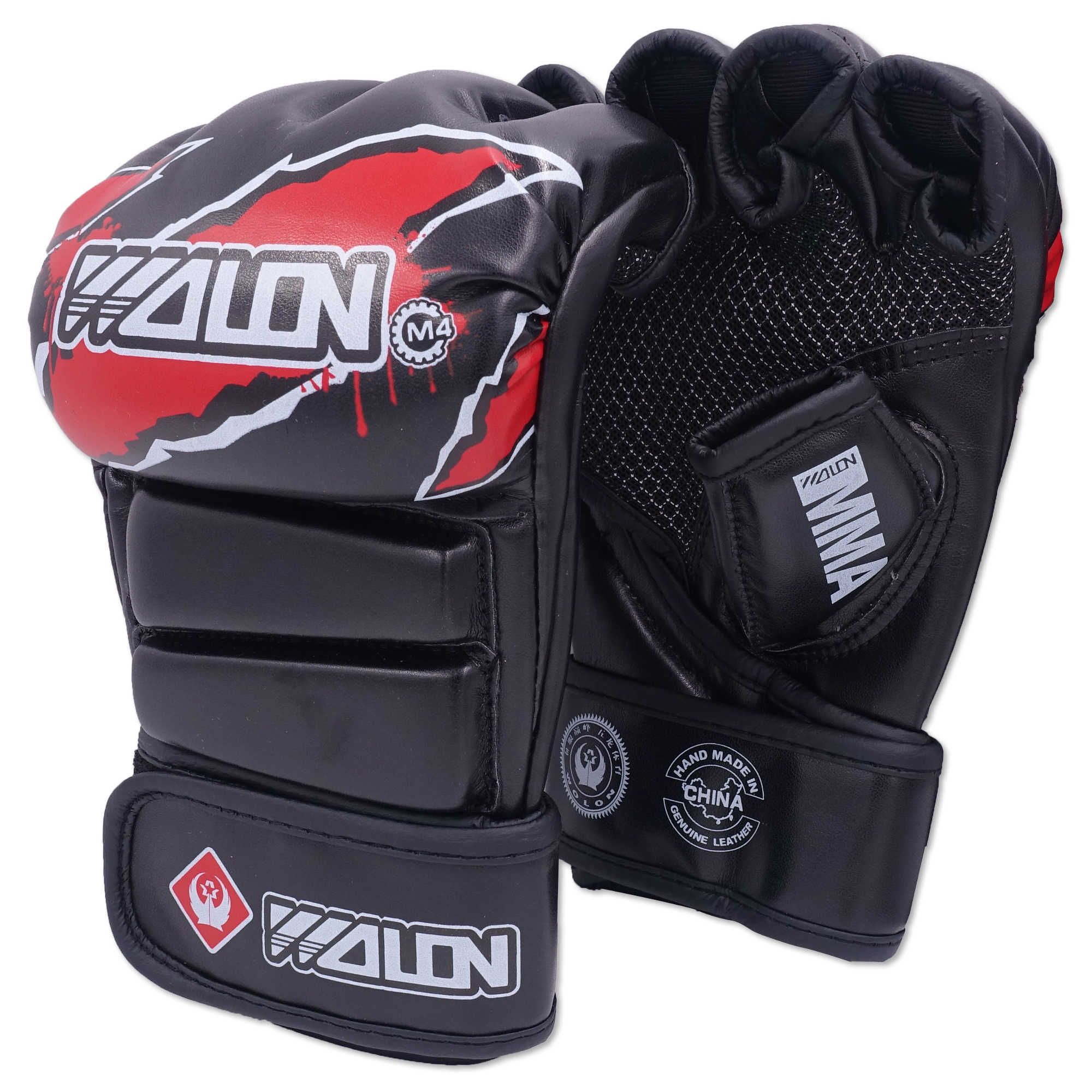 Boxing Gloves Open Thumbs Half Finger Boxing MMA Gloves Muay Thai