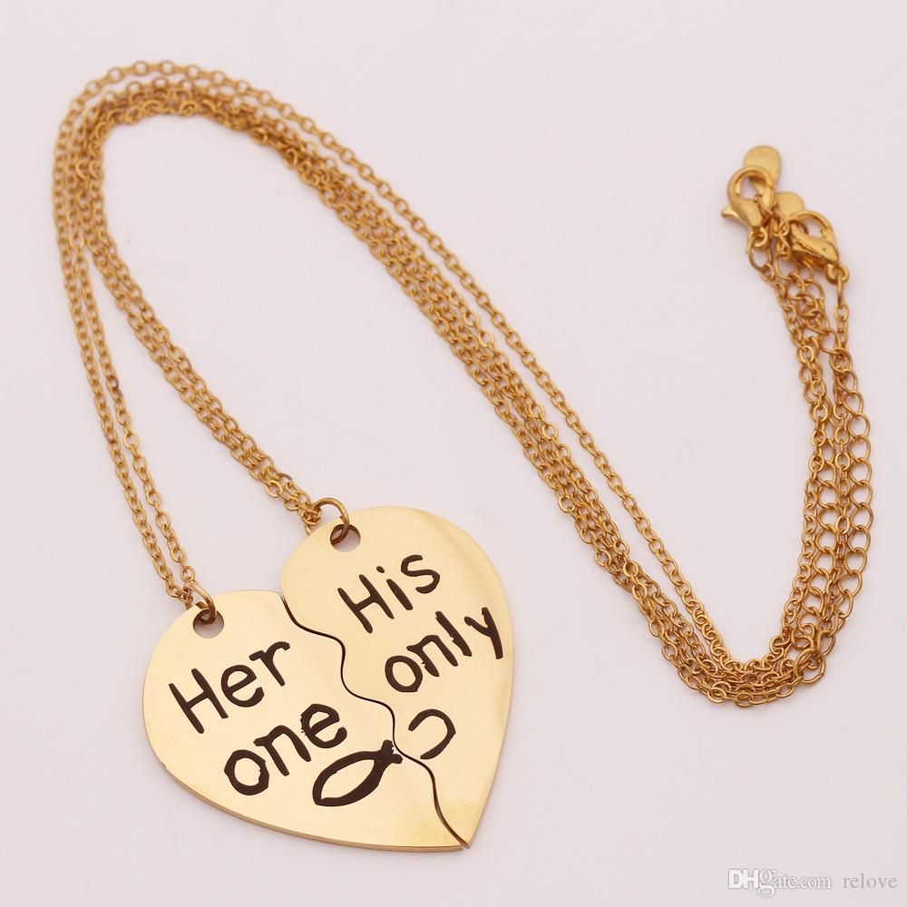 her one his only necklace
