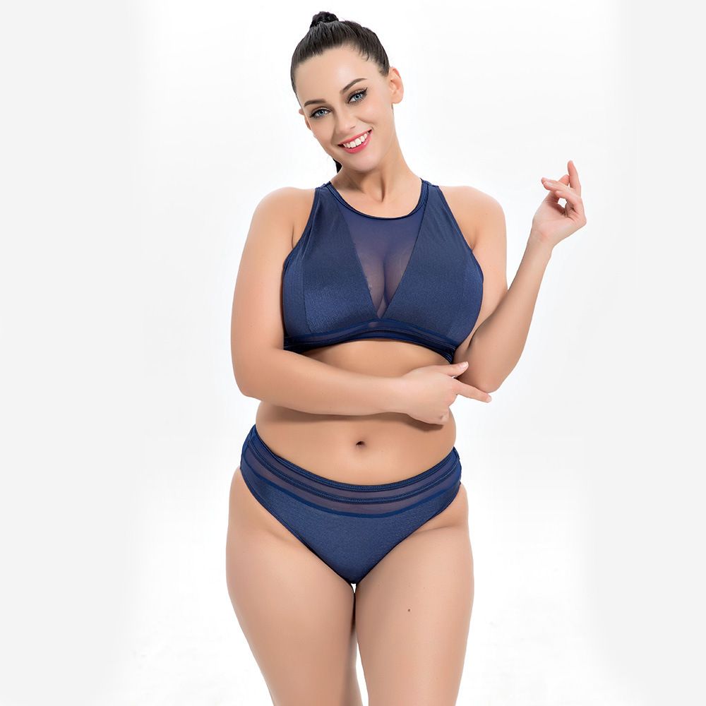 plus size mesh bathing suit