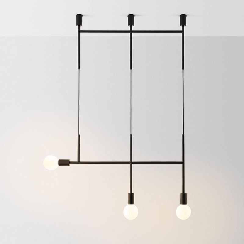 compre luces de lamparas de techo modernas de estilo minimalista para la mesa de barra de la cocina larga arana de diseno led bola de cristal desvan