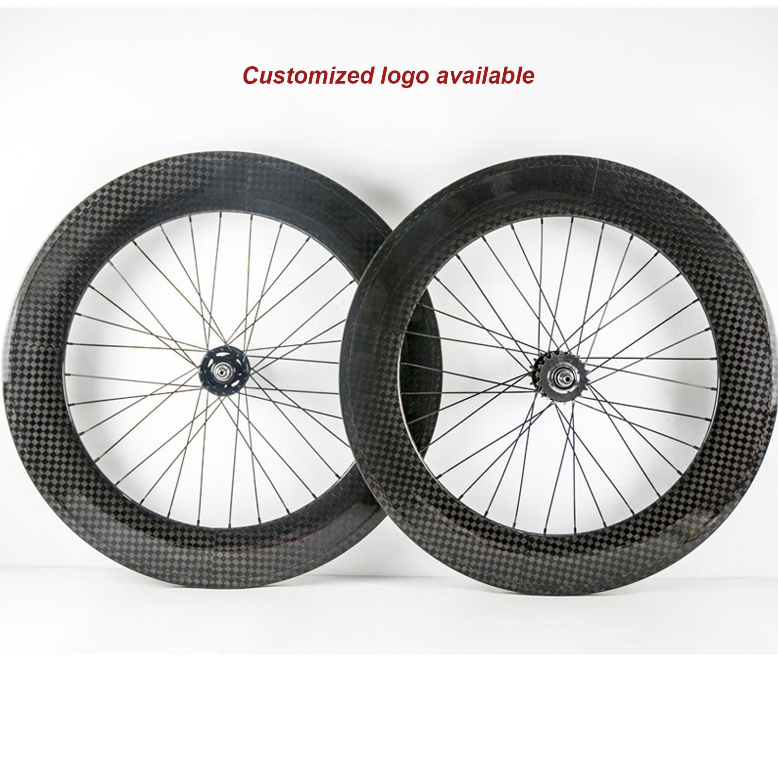 fixed gear carbon wheelset