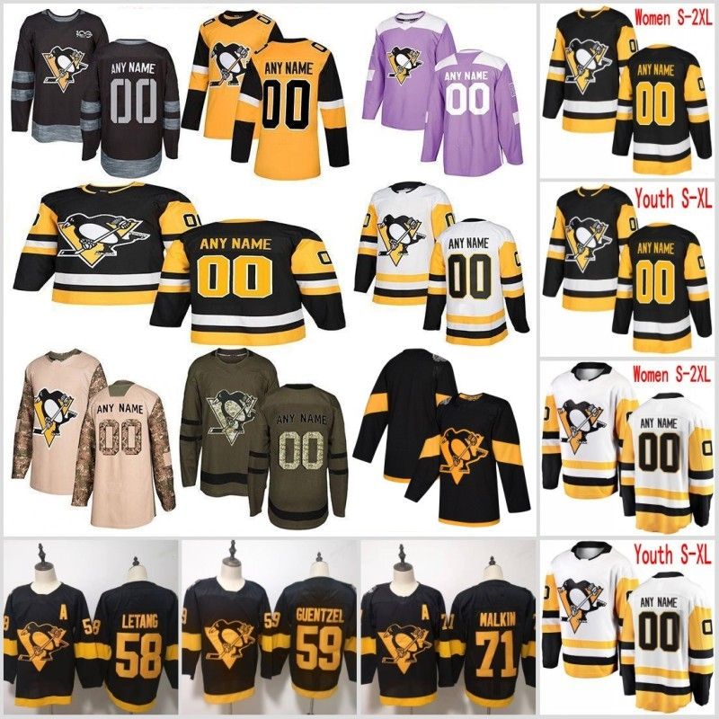 custom pittsburgh penguins jersey