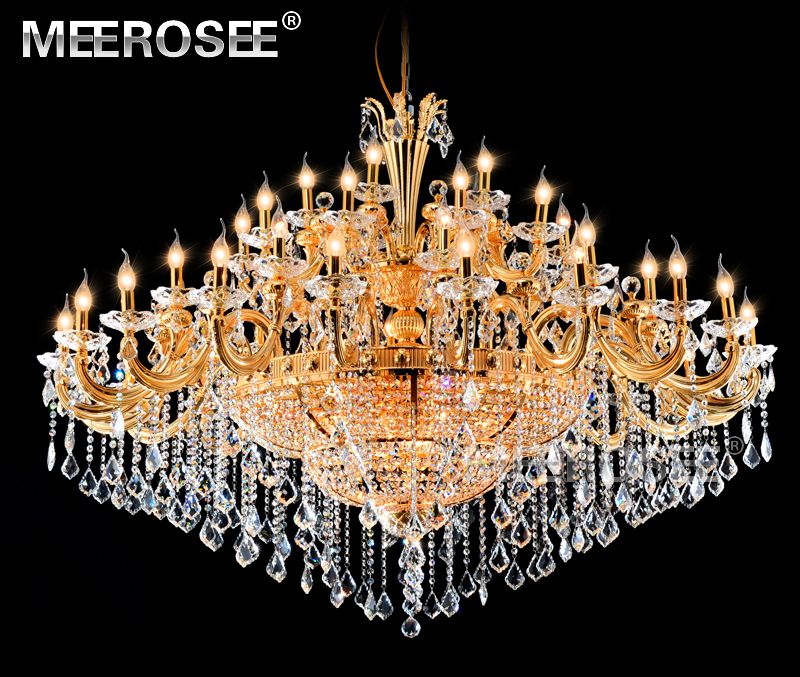 Luxury Project Lighting Chandelier Light Fixture Golden Palace Hotel Large Crystal Chandeliers Lamp Res Elegant From Cnmeerosee 8 329 33 Dhgate Com Luxury Project Lighting Chandelier, How To Fix Chandelier Light Fixture