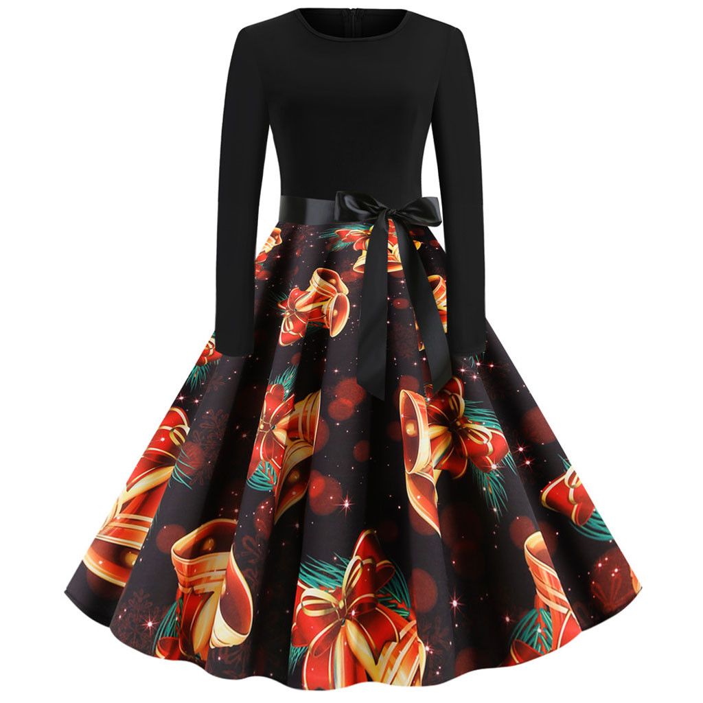 christmas vintage dress