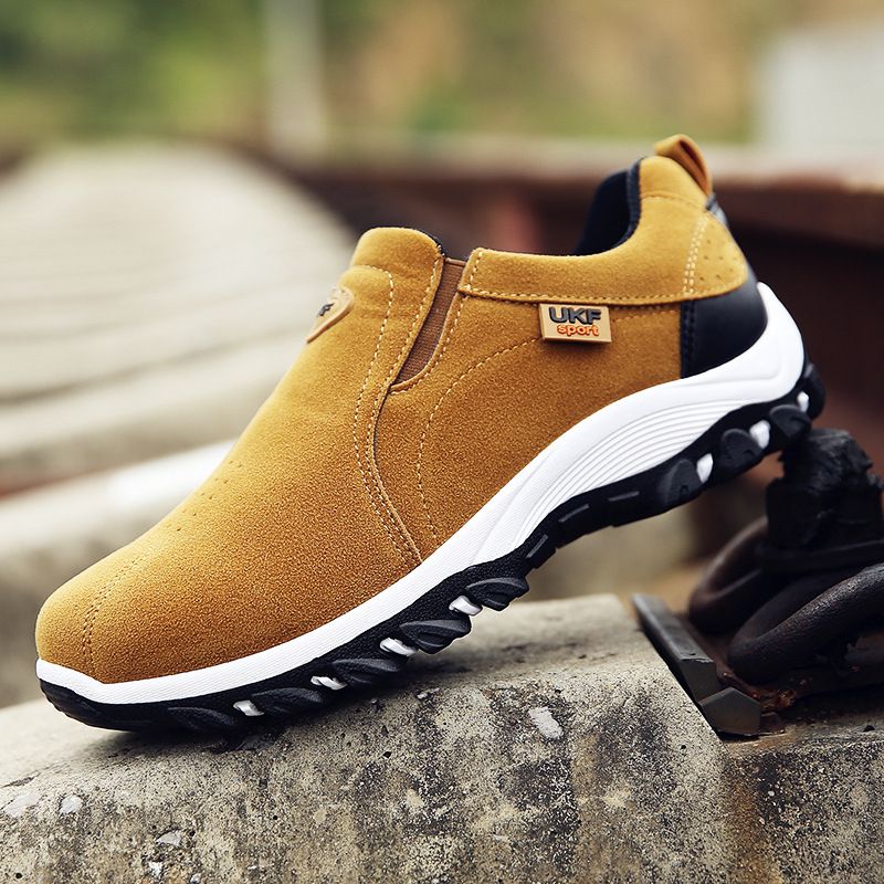 Mens Walking Shoes Wear Resistant Outdoor Sneakers Casual Flat