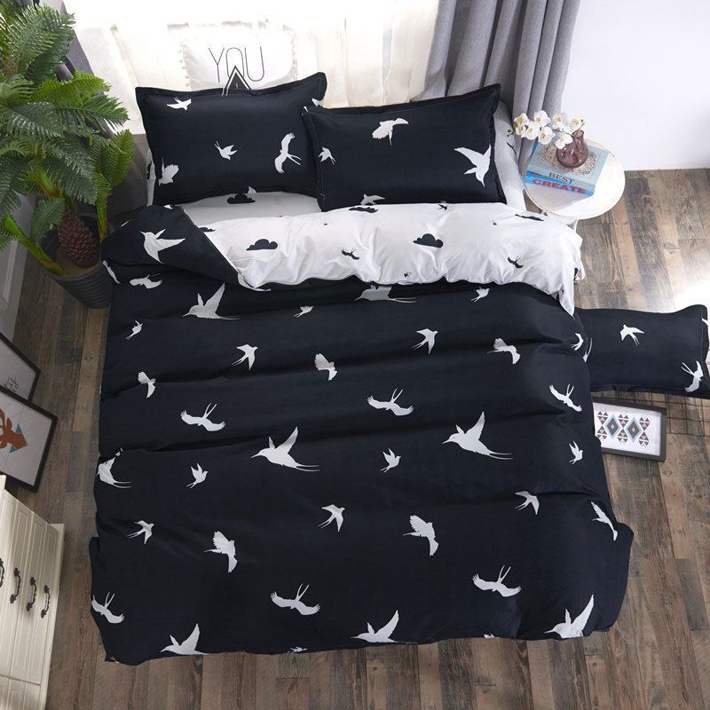 Swallow Girl Boy Kid Bed Cover Set Duvet Cover Adult Child Bed