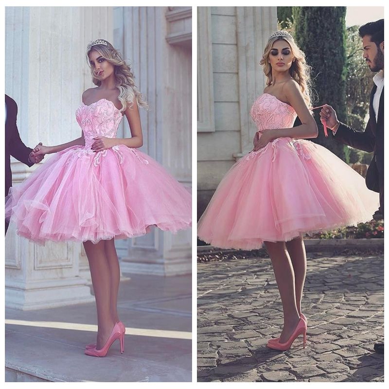 short tulle dress