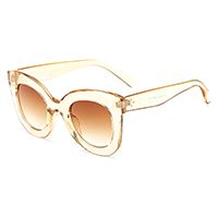 Retro Cat Eye Sunglasses PC Frame UV400 Lens Cat Eye Eyeglasses 