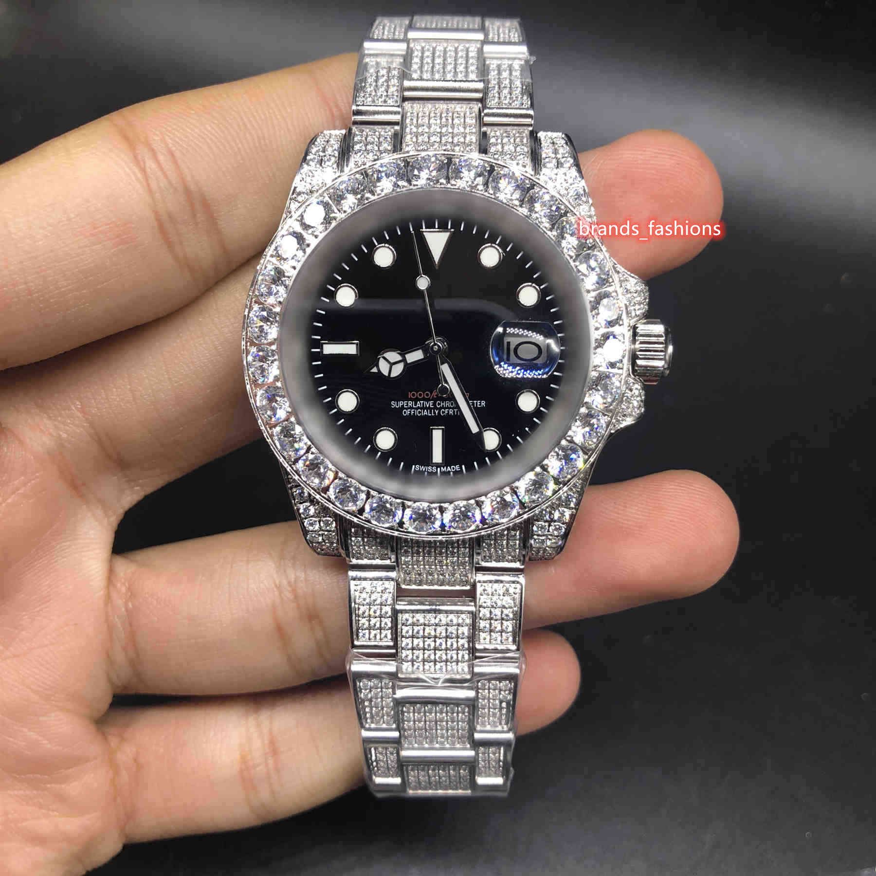 watch with diamond face