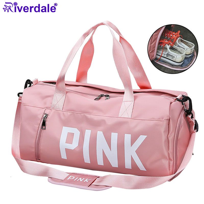 wholesale pink duffle bolsas