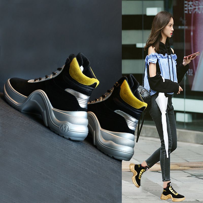 trendy high top sneakers