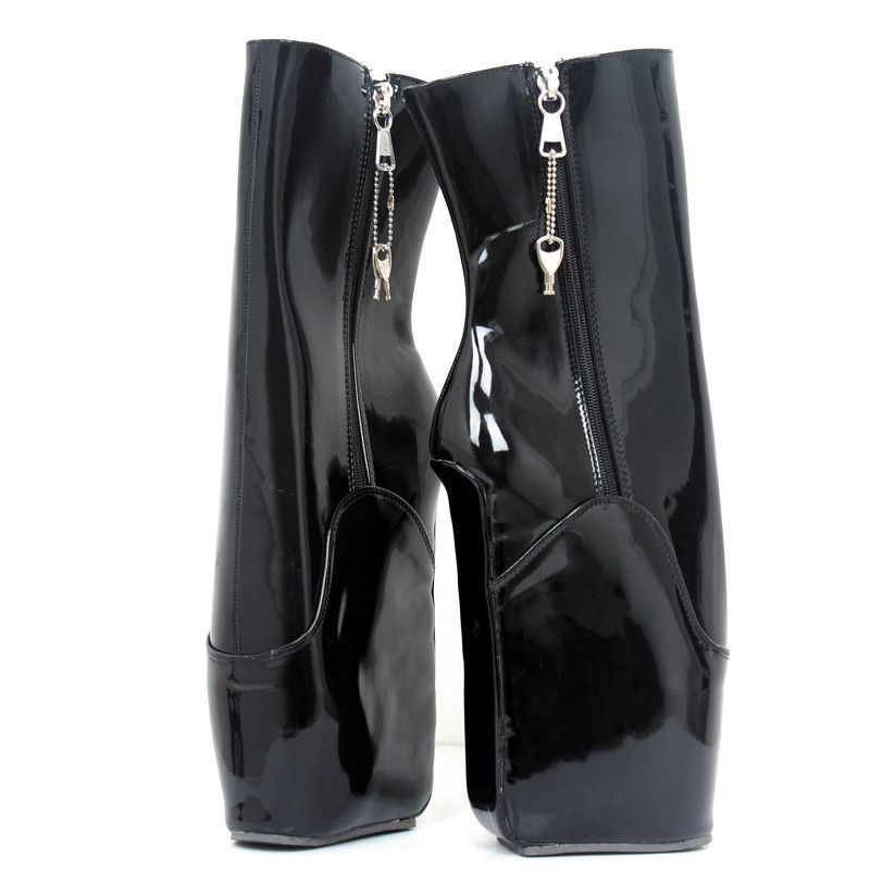 Ballet Boots High Heel Shoes Ankle 