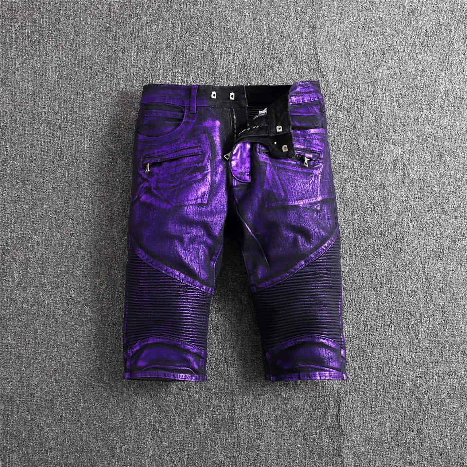 Summer New Mens Designer Denim Shorts 