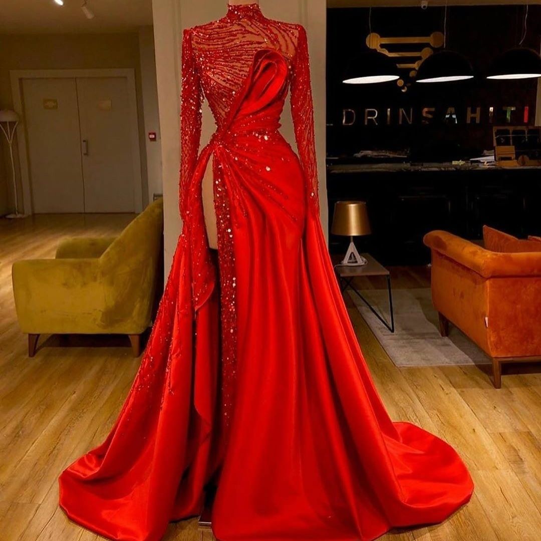 sparkling evening gown