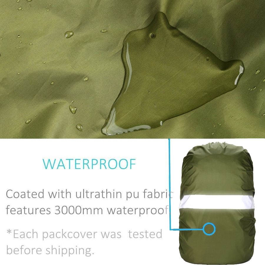 id/éale pour le camping boucle crois/ée antid/érapante avec bandes r/éfl/échissantes 100 /% /étanche Cosowe Housse de pluie pour sac /à dos d/écolier la randonn/ée et les activit/és en ext/&ea
