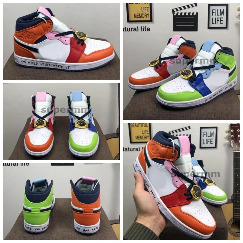 basket fleurie femme jordan