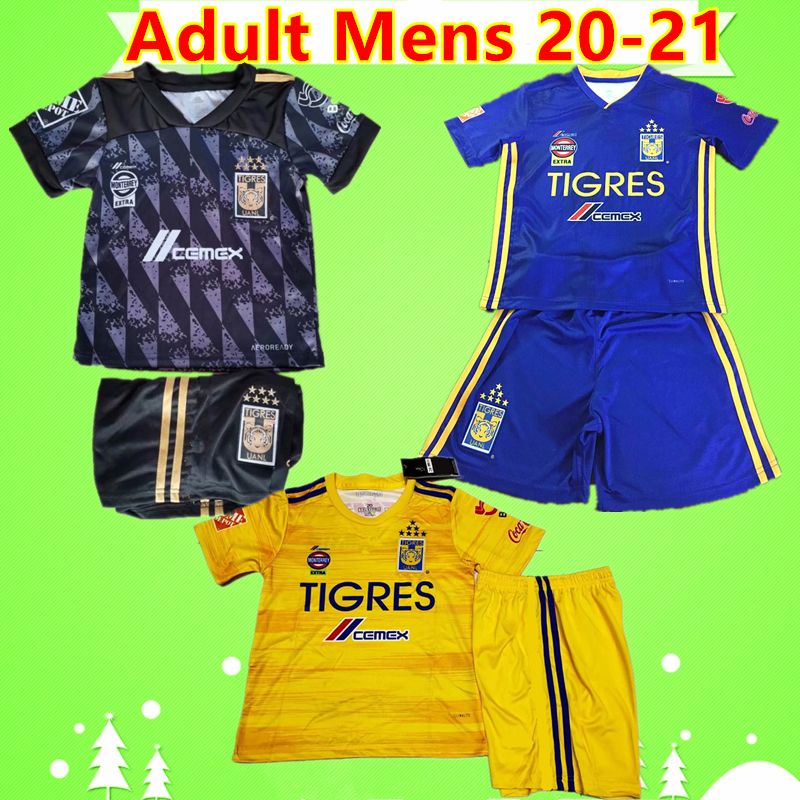 2020 Adult Mens 7 Star Tigers 2020 2021 NAUL Tigres UANL Soccer Jerseys