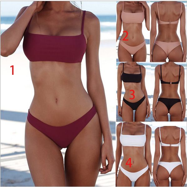 simple two piece swimsuits