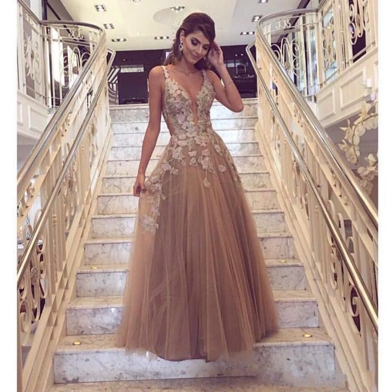 prom dresses 2019 champagne