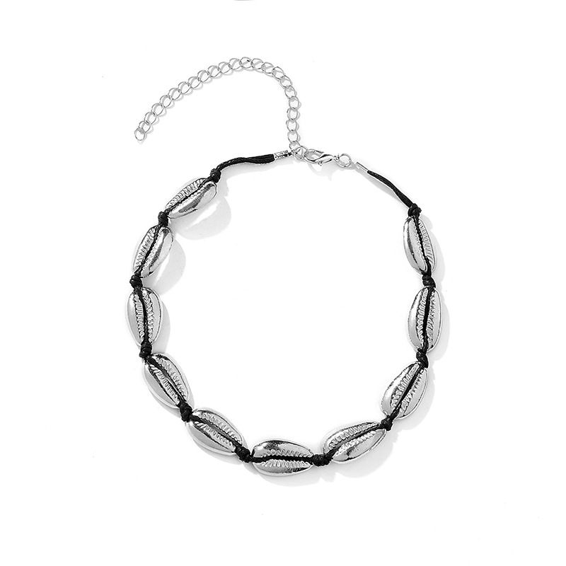 black shell choker
