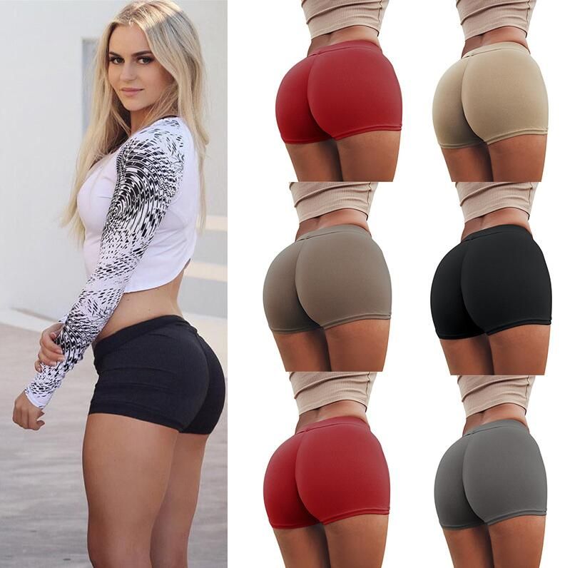2020 Sexy Yoga Shorts Women Fitness Shorts Pants Skinny Female Push Up
