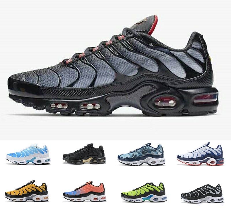 Compre 2019 Top Air Plus Nike Air Max Airmax AIRMAX TN Champagnepapi  Mercurial Plus Tn Ultra SE Negro Blanco Naranja Zapatillas Para Correr Plus  TN Zapatillas Mujer Hombre Zapatillas Deportivas 40 46