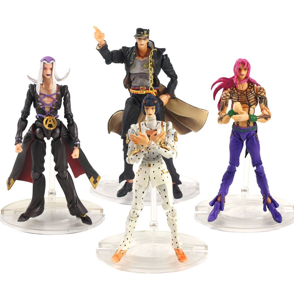 Compre JoJos Animado Extraño Aventura Diavolo Bruno Bucciarati Giorno Giovanna Leona Abbacchio Kujo Jotaro Movable Figura De Acción A 16,55 € Del Smart Technology | DHgate.Com