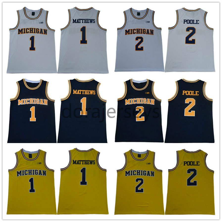 michigan university basketball jersey