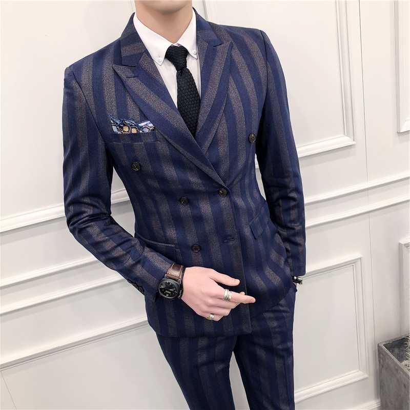 chemise + manteau + pantalon ) 3Pcs Design Homme Imprimé Floral Blazer Vestes Manteau Pantalon Costume chemise + manteau + pantalon ) 3Pcs Design Homme Imprimé Floral Blazer Vestes Manteau Pantalon Costume