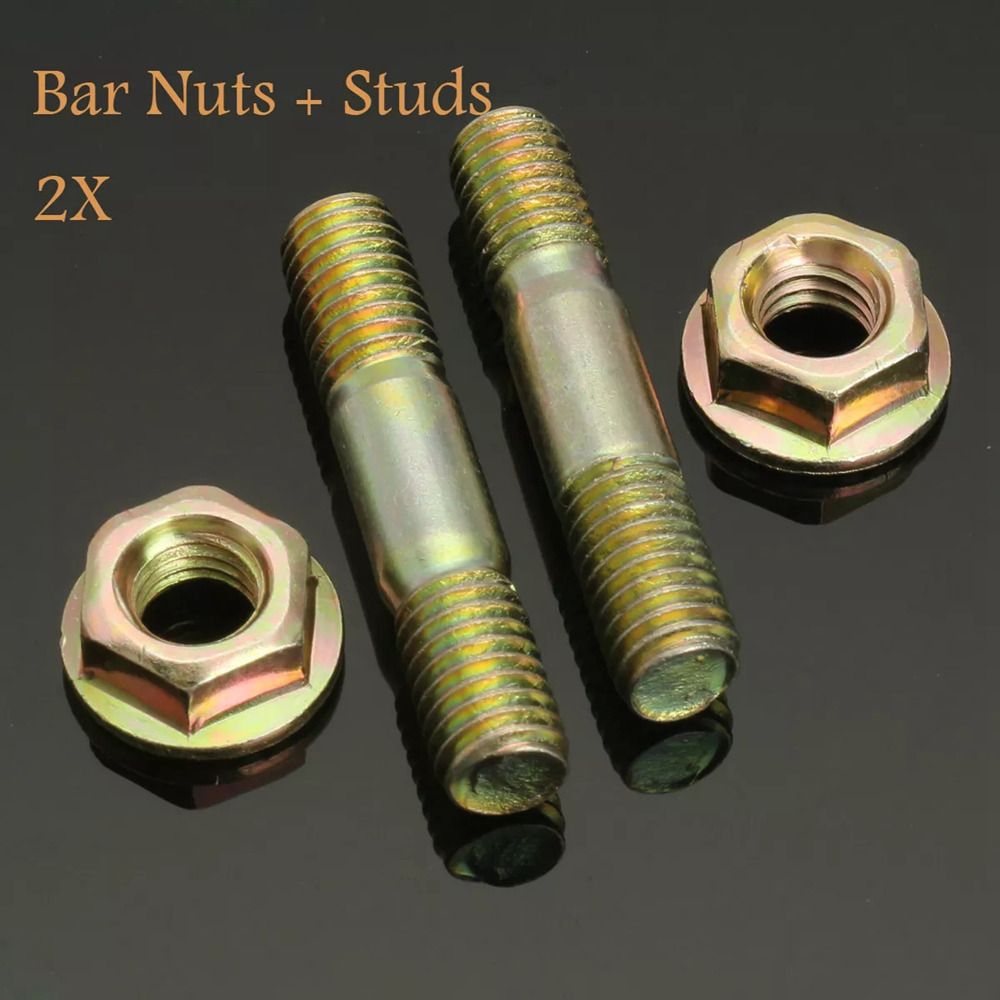 2 Bar Nuts & 2 Studs Bolts for Komatsu for Baumr-Ag SX62 62cc saw Saw