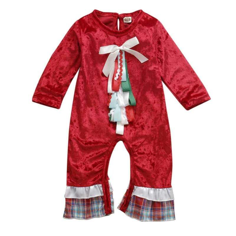 Compre De Navidad Red Velvet Romper Bebé Recién Nacido Ropa De La Muchacha  De Navidad Mono Mameluco Infantil Del Niño Del Bebé Ropa Trajes Traje A  8,42 € Del Raoying8888 | Es.Dhgate.Com