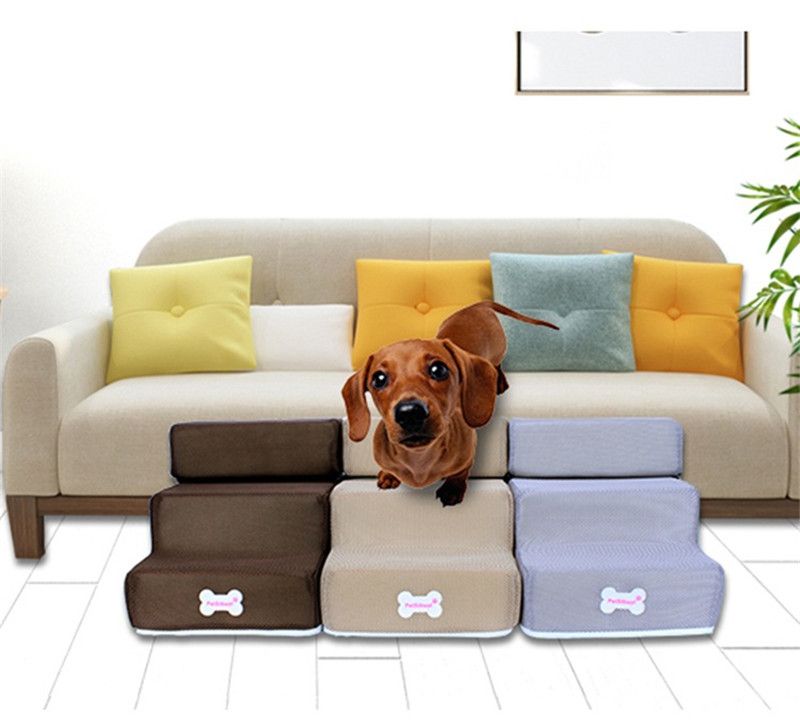 2019 New Pet Stair Three Story Dog Steps Detachable Removable