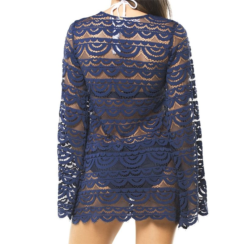 navy blue bathing suit cover ups