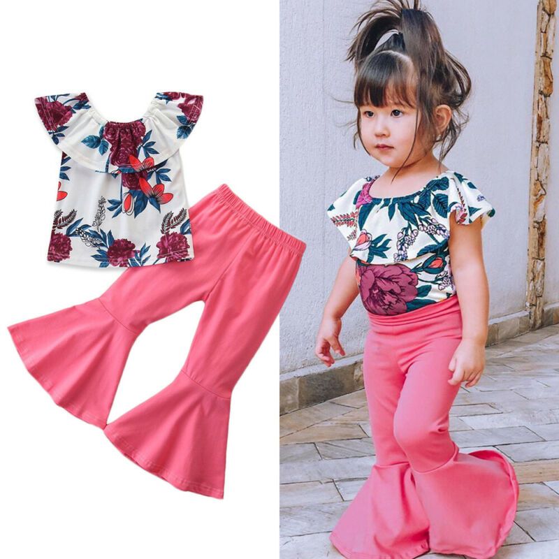 baby girl ruffle bottom pants