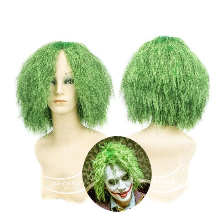 Comic Cosplay Wig Cosplay Wig Bat Chivalrous Clown Joker Green