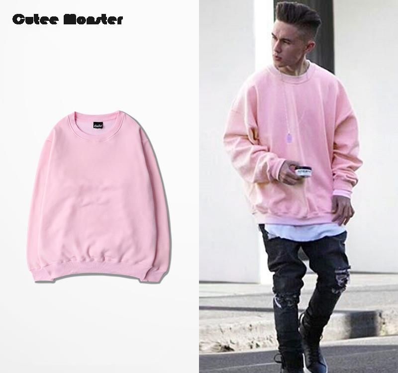 pink hoodie male