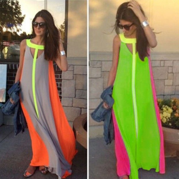 bright colored summer dresses