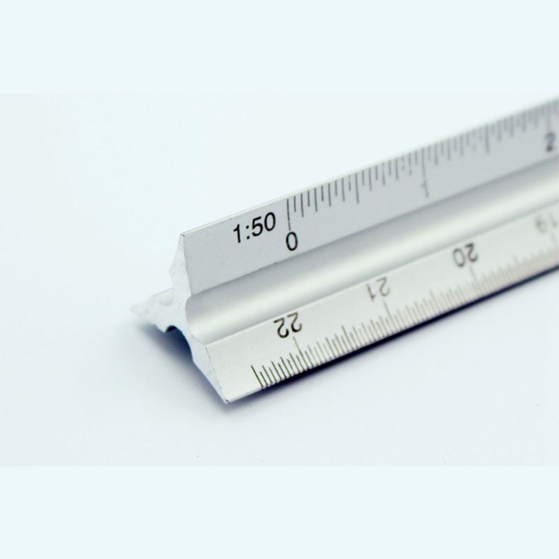 How To Use A Scale Ruler 1 50
