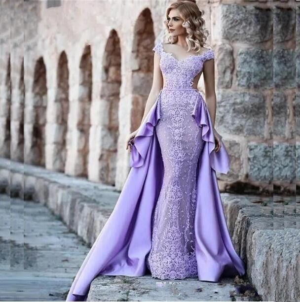 Acquistare 2019 Eleganti Abiti Da Sera Lilla Con Gonna Staccabile Pizzo  Gonna Arabia Saudita Vestito Occasione Speciale Turchese Abiti Da Ballo  Partito Usura Economico | Consegna Veloce E Qualità | DHgate Italy
