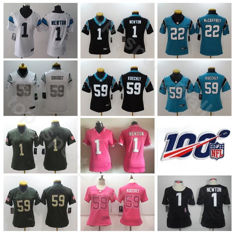 Womens white shop cam newton jersey