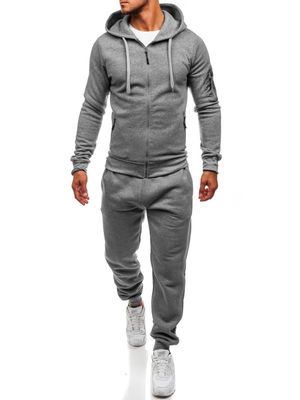 gray sweatsuit mens