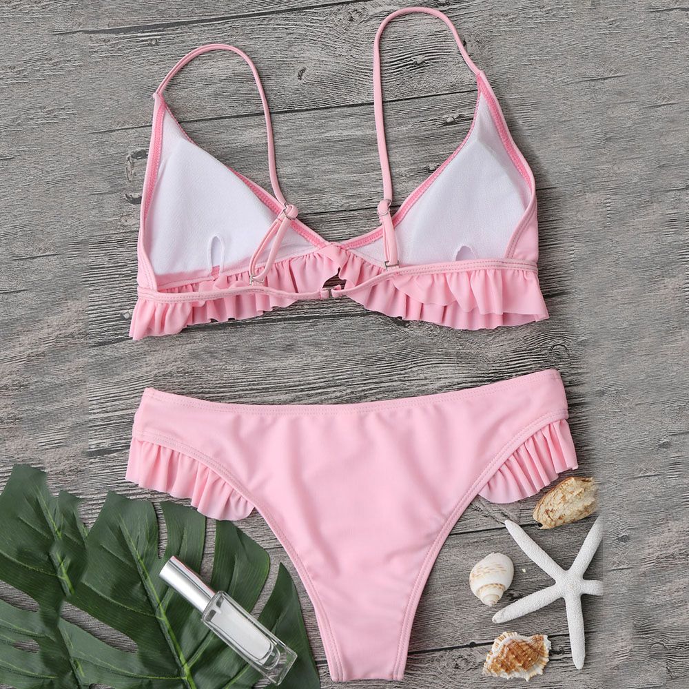 padded plunge bikini